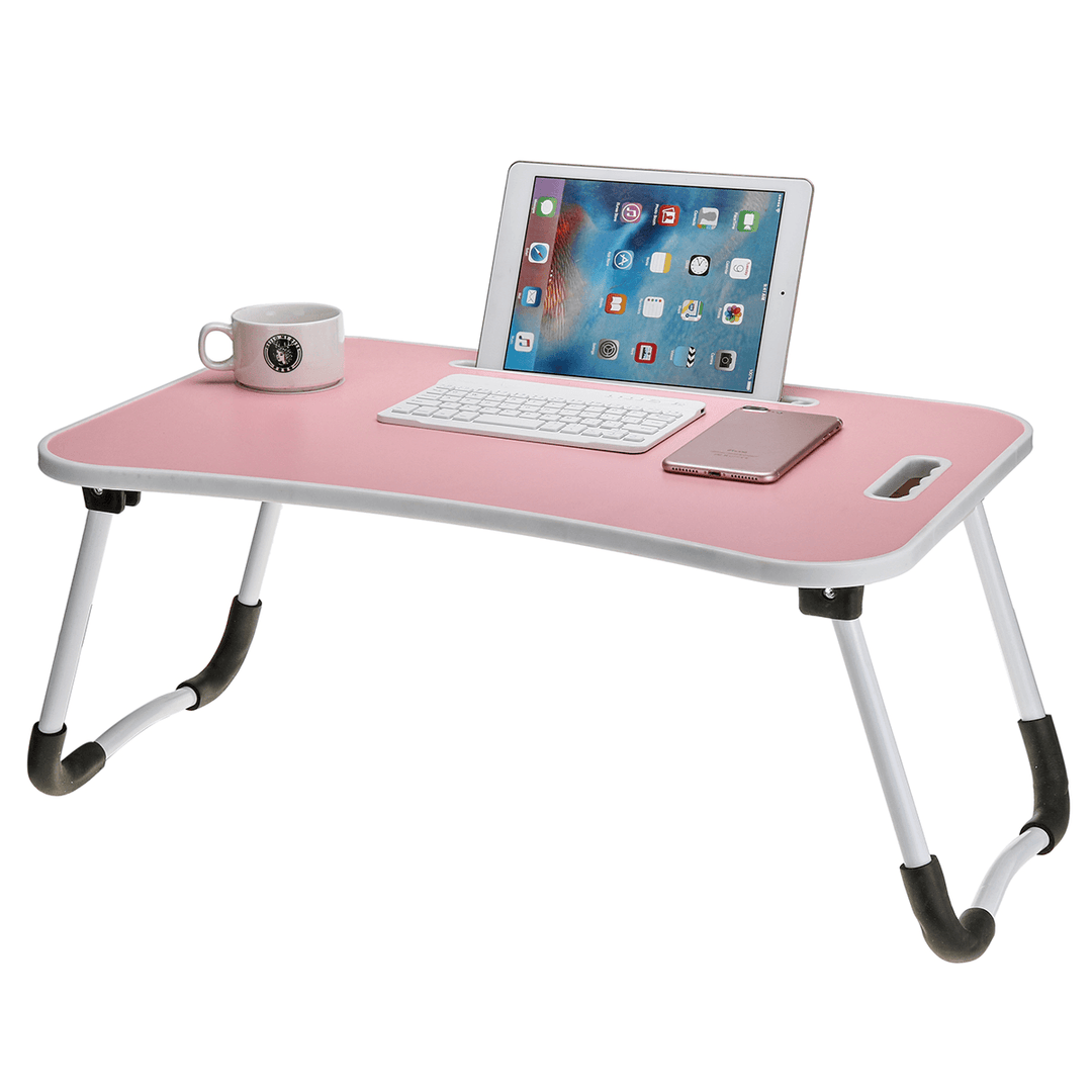 Foldable Laptop Lap Tray Folding Desk Computer Table Sofa Notebook Breakfast Bed