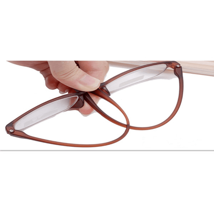 Men Women TR90 Flexible Reading Glasses Ultra-Light Pressure Reduce Eyeglass