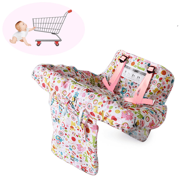 Baby Shopping Trolley Cart Seat Protective Pad Kid Child High Chair Cover Mat