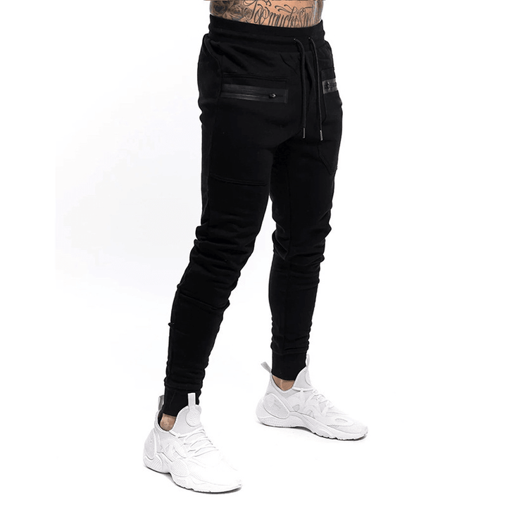 Drawstring Elastic Fashion Casual Sports Trousers