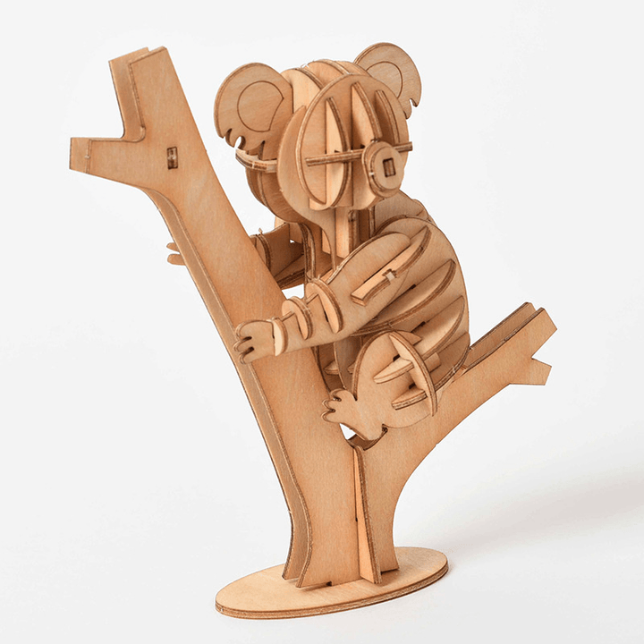 Puzzle 3D Three-Dimensional Puzzle Wooden Model Assembly