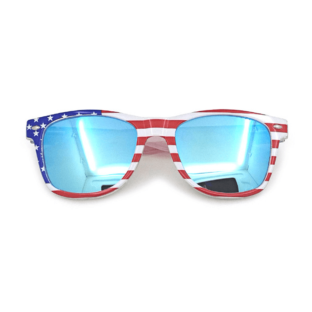 Unisex Patriotic Polarspex Polarized 80'S Retro Trendy Stylish Sunglasses