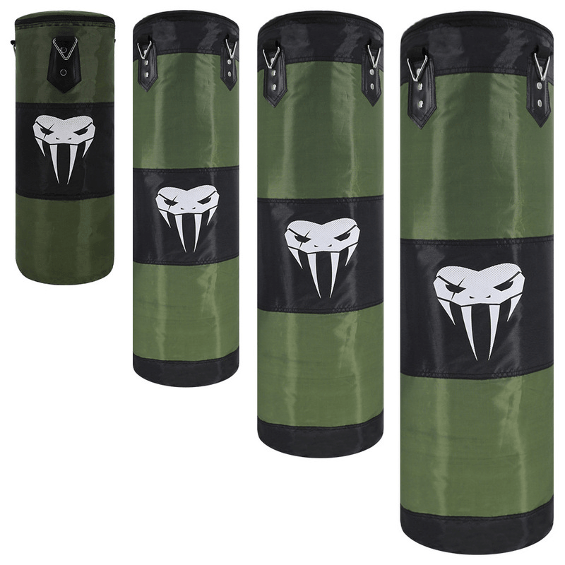 120CM Heavy Bag Boxing Set Heavy Duty Hanging Punching Bag Unfilled Punching Bags for Adults - MRSLM