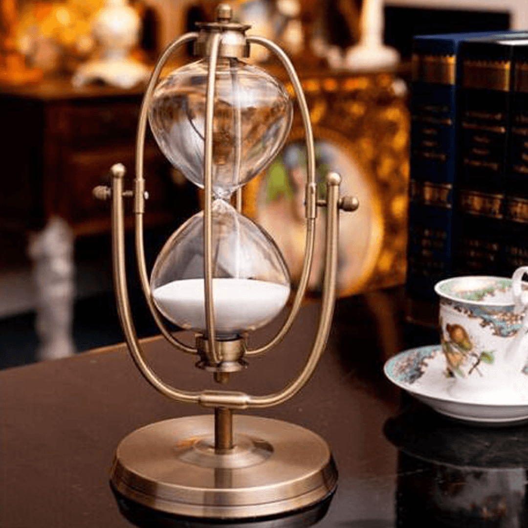 30 Minute Rolating Sand Hourglass Sandglass Sand Timer Clock Home Room Decorations Gift