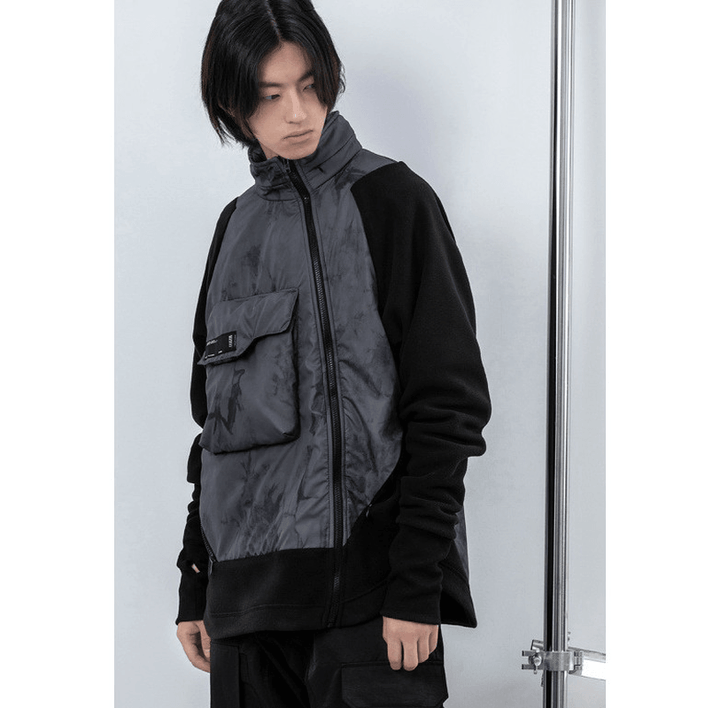 Fleece Jacket Loose Hooded Jacket Men