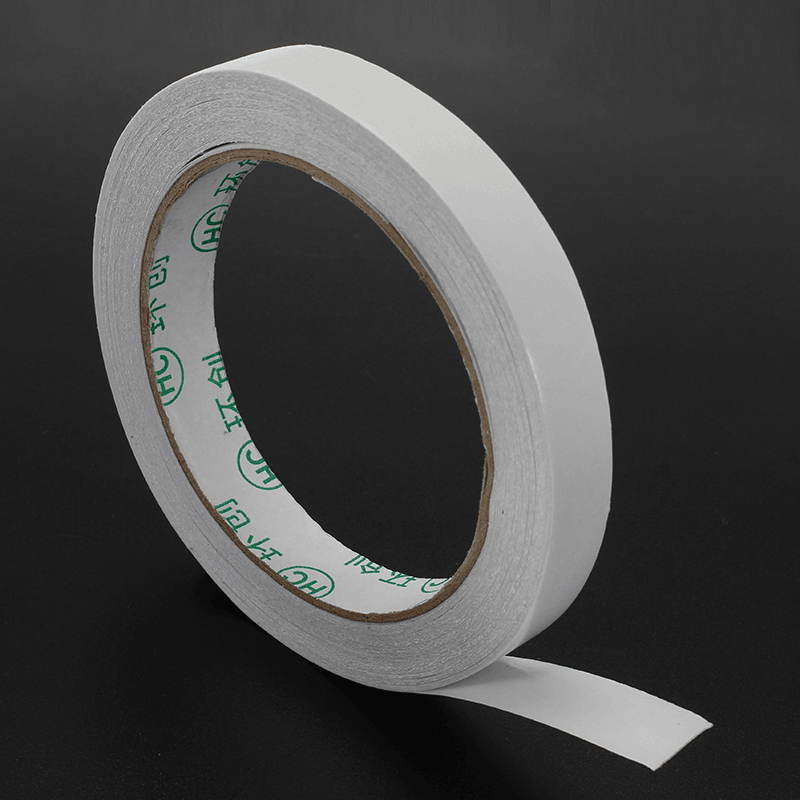 5Pcs 1.5Cmx20M Double Sided Tape Roll Strong Adhesive Sticky DIY Crafts Office Supplies