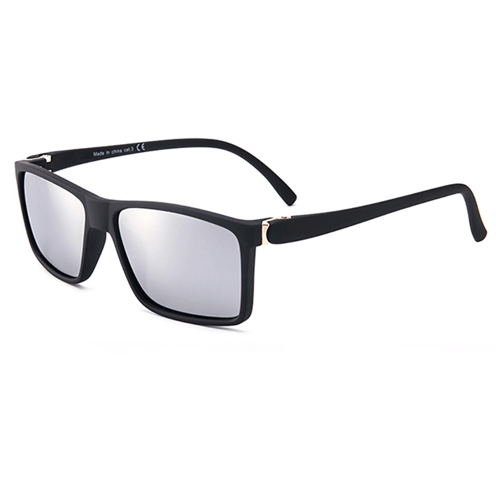 Men Women Summer Square Retro UV400 Polarized Sunglasses