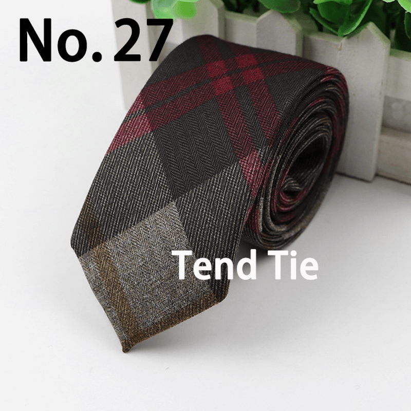 Men'S Tie New Ultra-Narrow Wool Elegant Atmosphere