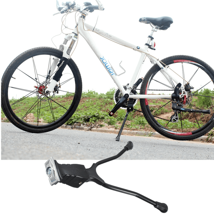 Double Leg Side Stand Bike Support Kick Kickstand Spring Center Bicycle Cycle Stand