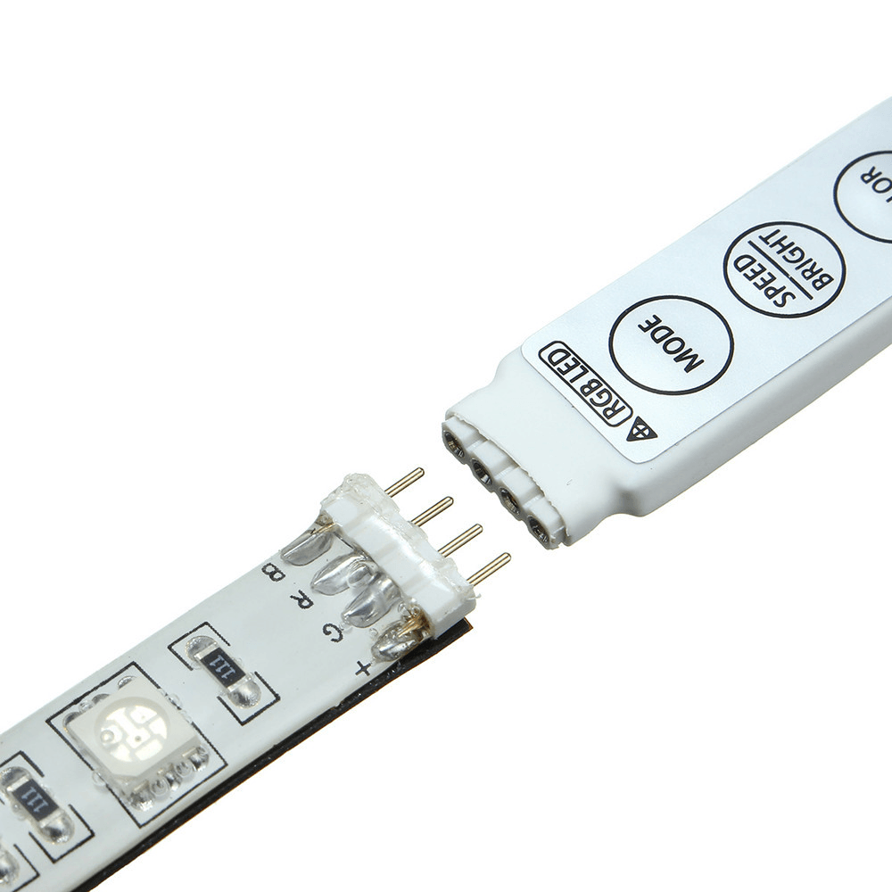 LED Light Strip 50/100/150/200Cm RGB 5050SMD LED Strip Light Battery Operated Waterproof 3 Modes Color Change