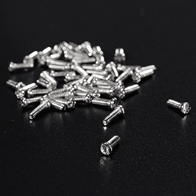 Suleve‚Ñ¢ MXSS7 600Pcs Stainless Steel M1/1.2/1.4/1.6 Small Screws Nut for Watches Clocks Mobile 2-4Mm