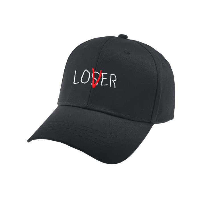 LOSER Letter Embroidery Baseball Hat