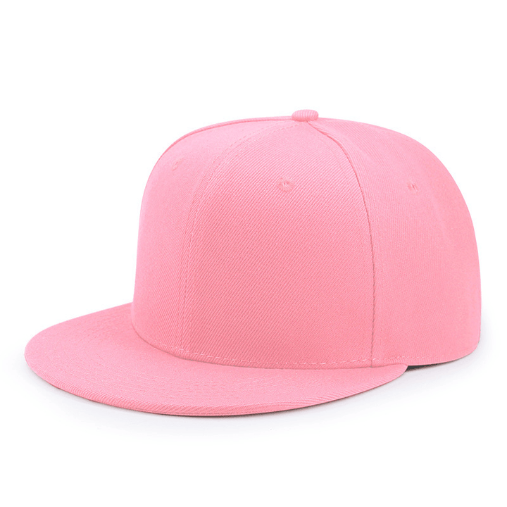 Hip Hop Full Cover Flat Brim Baseball Light Plate Hip Hop Street Dance Flat Hat