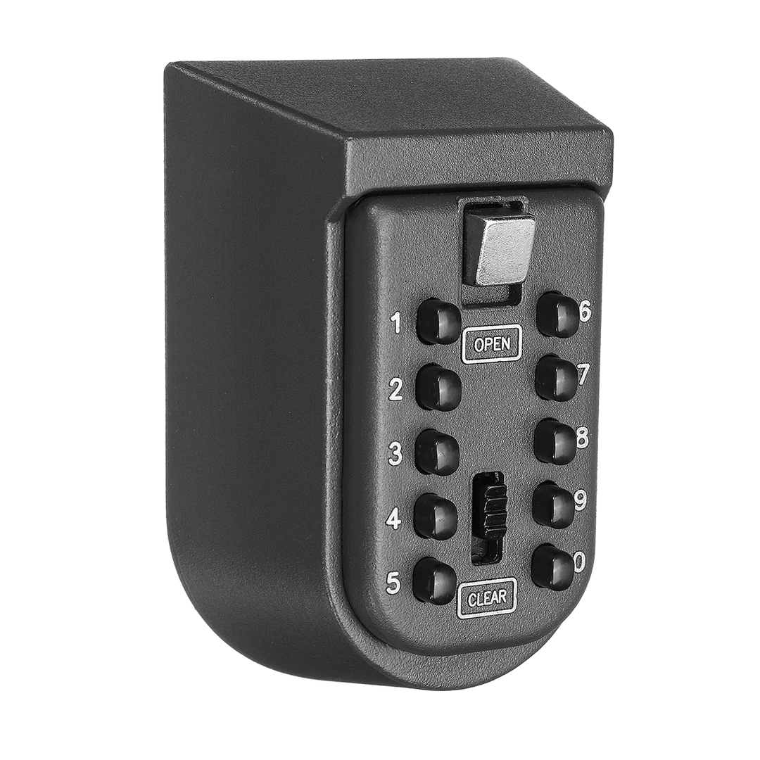 Outdoor Wall Mount Key Safe Combination Lock Storage Box 10-Digital Password