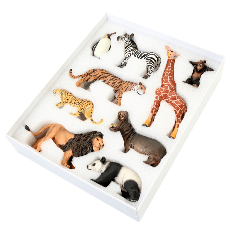 Simulation Animal Toy Model Set Gift Box