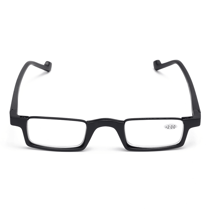 Unisex TR90 Frame HD Reading Glasses Bendable Square Glasses