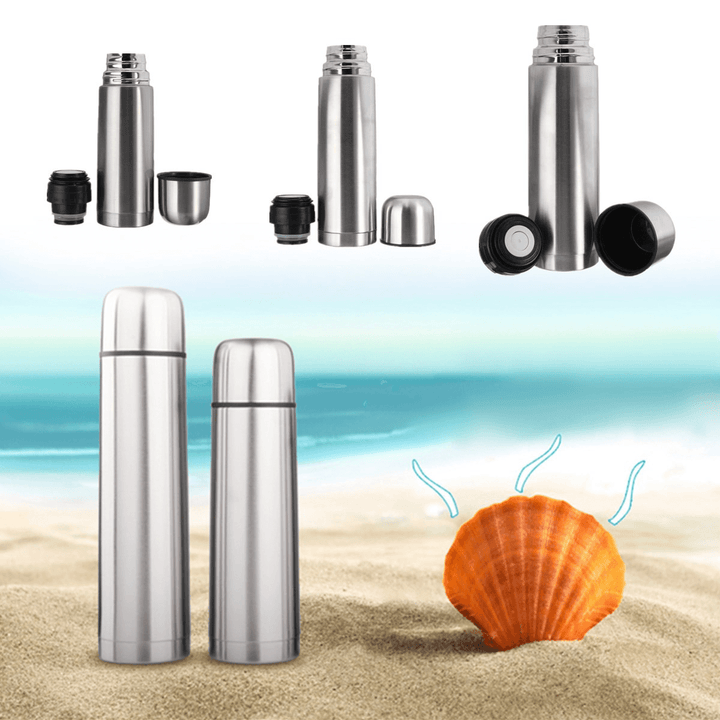 350/500/750/1000Ml Stainless Vacuum Cup Bottle Maintain Warm Travel Home Storage Warm Water Bottle