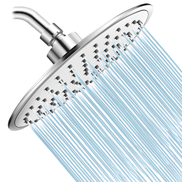 Self-Cleaning Nozzles round High Pressure Rainfall Shower Head 9.6L/Min Combo