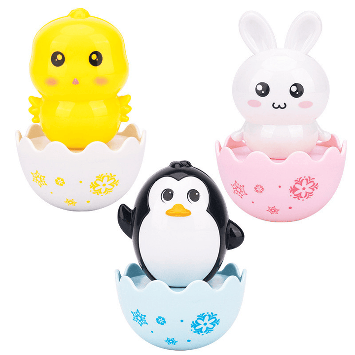 Baby Cartoon Tumbler Toy Cute Penguin Cute Rabbit Cute Chicken Mini Tumbler