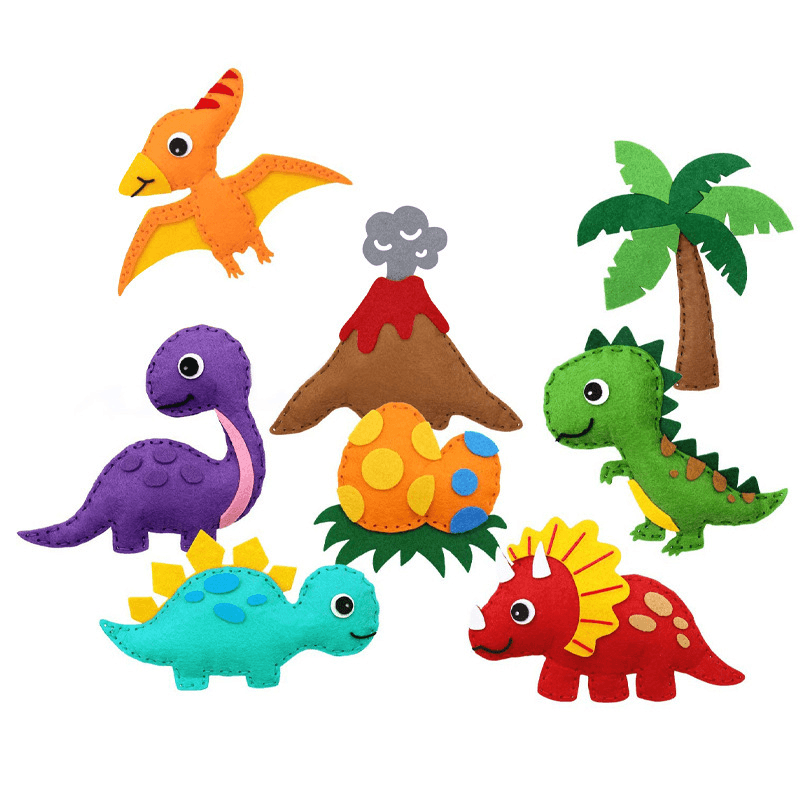 Children'S Small Animal Educational Handmade Toys, Felt Cloth Sewing Creative Toys, DIY Homemade Toy Set