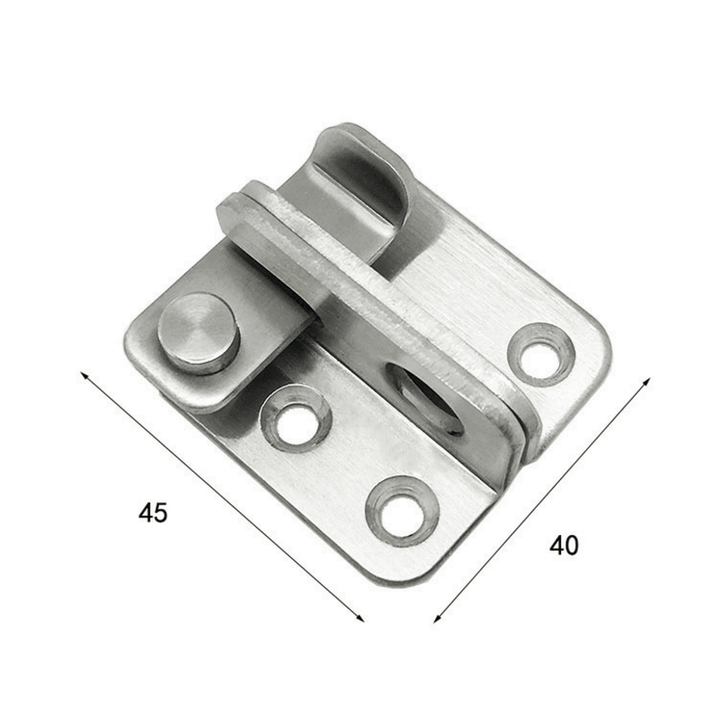 Stainless Steel Muti Purpose Door Lock Buckle Sliding Lock Bolt Latch Hasp for Window Door Gate Safe - MRSLM