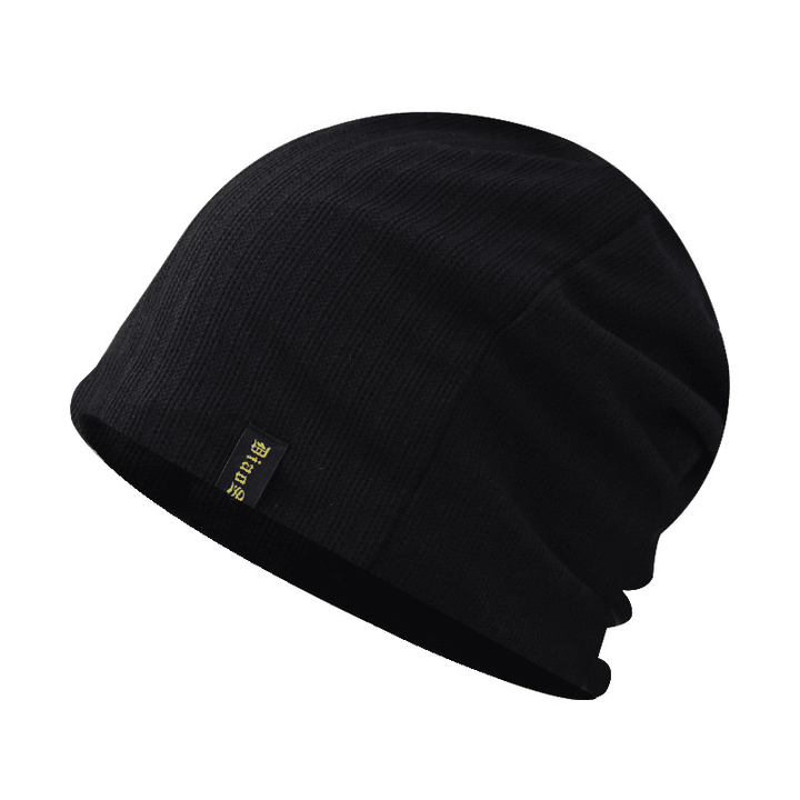 Baotou Thin Letter Embroidery Knitted Pile Hat