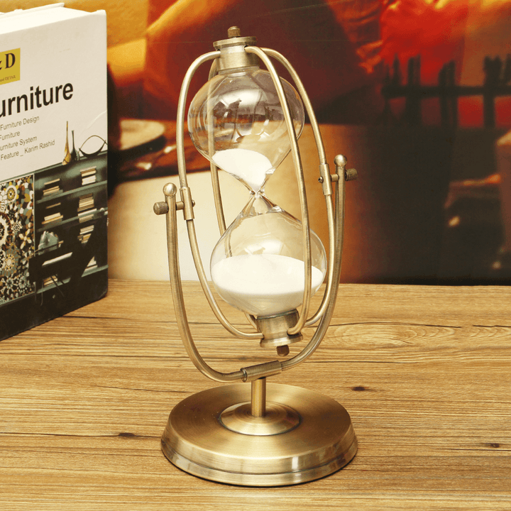 30 Minute Rolating Sand Hourglass Sandglass Sand Timer Clock Home Room Decorations Gift