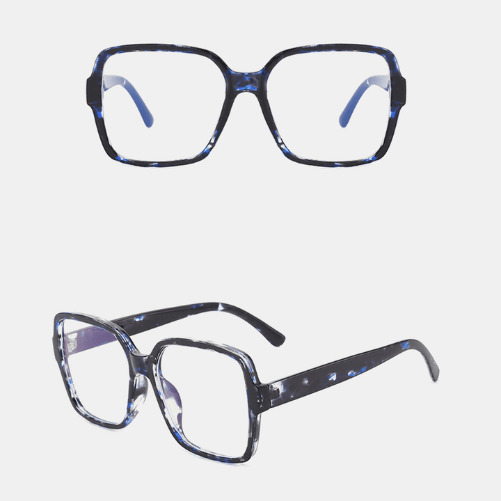 Unisex Square Big Frame Full Frame Anti-Blue Light Brief Glasses