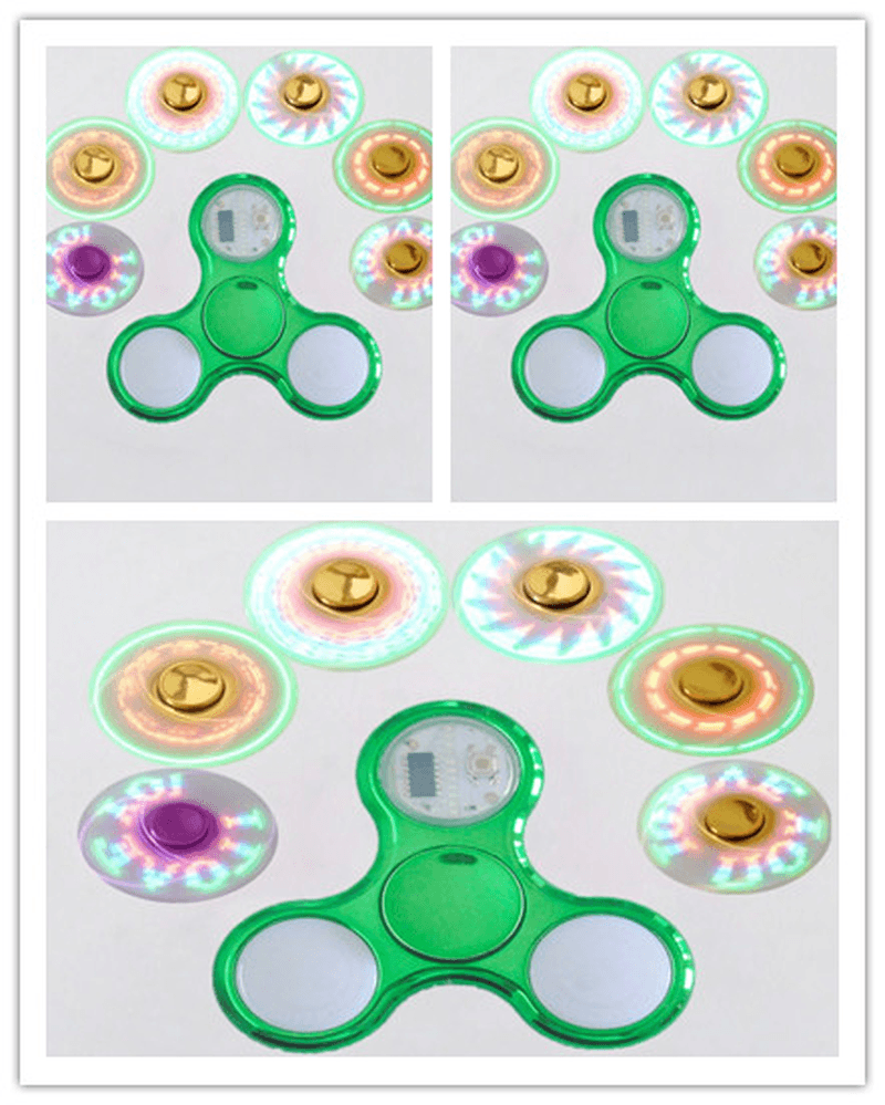 Fingertip Spinner High Speed Adult Finger Decompression Luminous Luminous Toy with Light