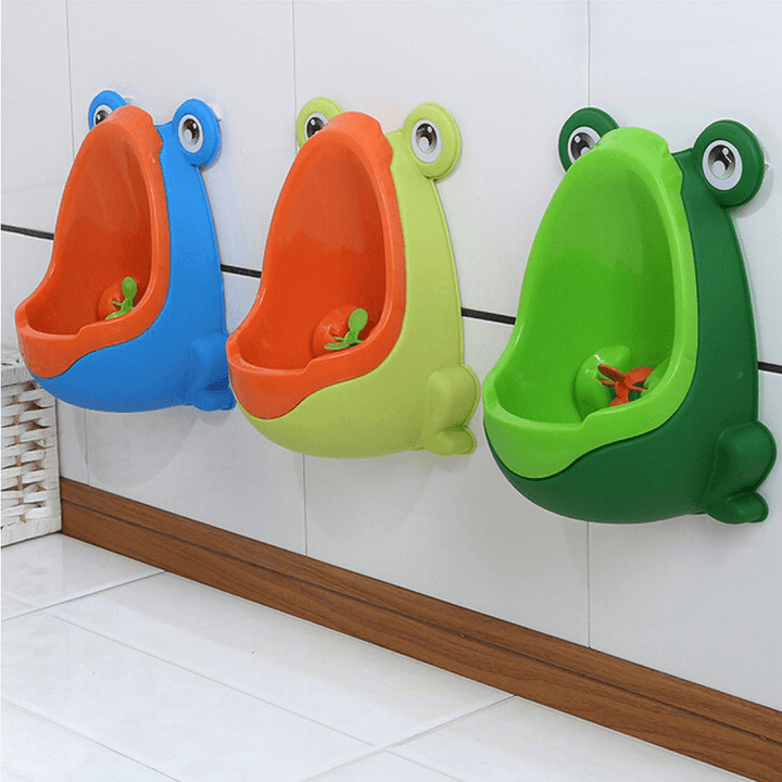 Fashion Frog Boy Baby Toilet Training Children Kids Potty Urinal Pee Trainer Urine Bathroom Accessories Home Decor