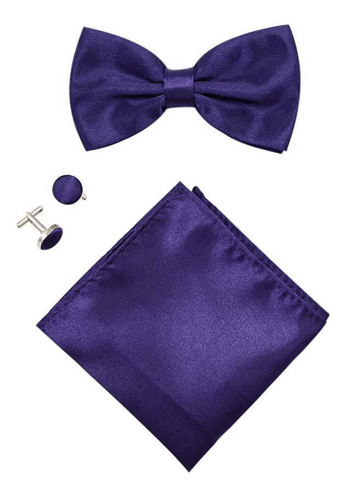 Men'S Scarf and Bow Tie Three-Piece Suit