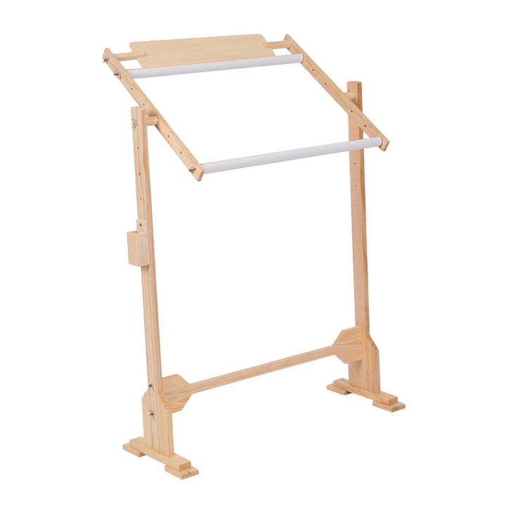 Solid Wooden Frames Table Cross Stitch Frame Embroidery Floor Stand for Needlework Sewing Handmade Tools