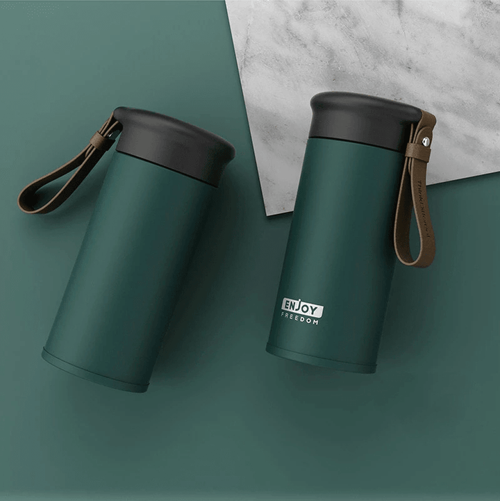 280ML Double Wall Stainless Steel Vacuum Flasks Car Water Cup Coffee Tea Travel Mug Bottle - MRSLM