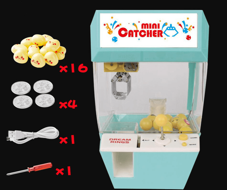 The Same Alarm Clock, Children'S Candy, Mini Grab Doll Machine, Clip Doll Machine, Game Machine