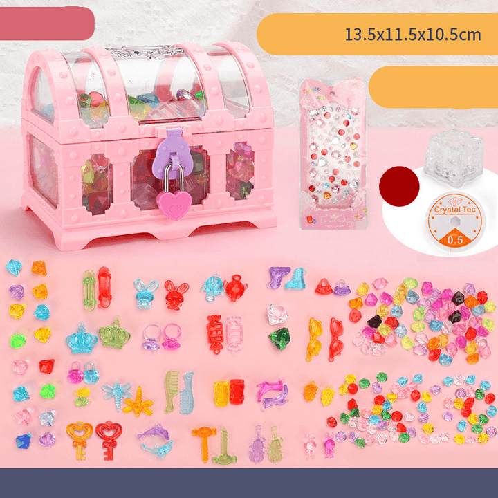 Acrylic Crystal Diamond Treasure Box Box Children'S Gem Toy Set