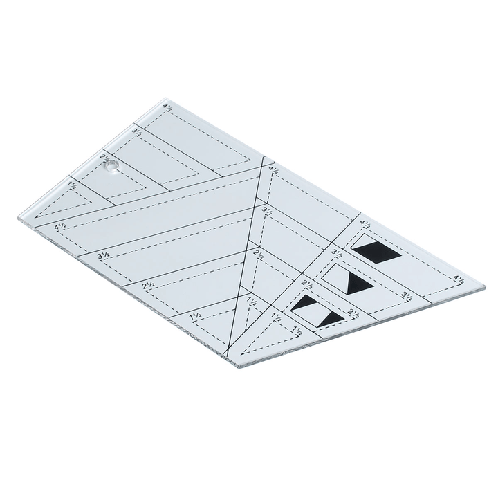 Acrylic Multifunction Sewing Tools Quilting Rulers Trapezoid Tool for Clothes Cutting