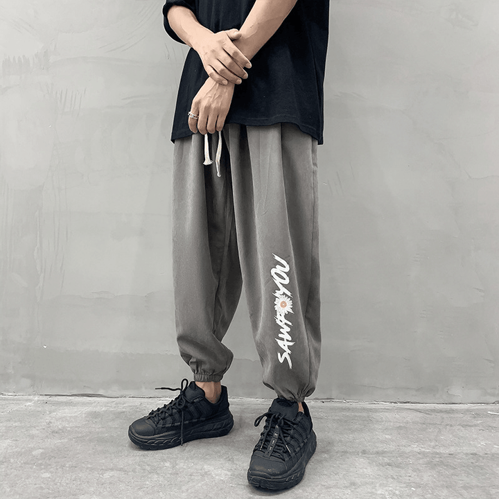 Casual Men'S Trendy Loose-Fitting Trousers Ins All-Match S