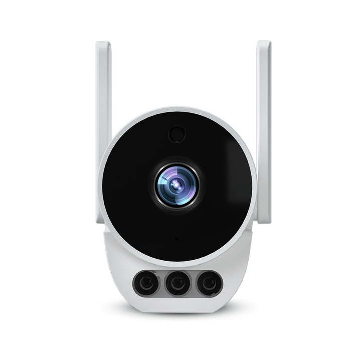 Xiaovv V380 Pro 1V2 CVR Independent Network Camera Suite 1080P HD 360¬∞ Horizontal Rotation Camera Dual Antenna Wifi Ad Hoc Wireless Suite for House Indoor Outdoor Safety Monitoring