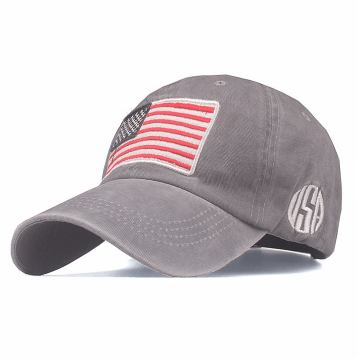 American Flag Embroidery Baseball Cap