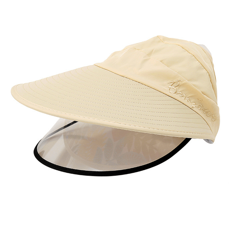 Women'S Sun Hat Anti-Uv Visor Anti-Fog Caps