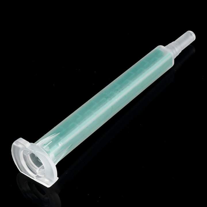 5Pcs/Set 50Ml 2:1 AB Glue Tube Dual Glue Cartridge Two Component Dispenser Tube with Mixing Tube Mixing Syringe for Industrial Glue Applicator