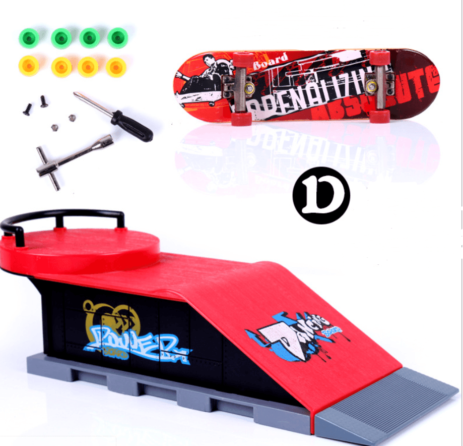 Fashion Children'S Finger Skateboard Props Alloy