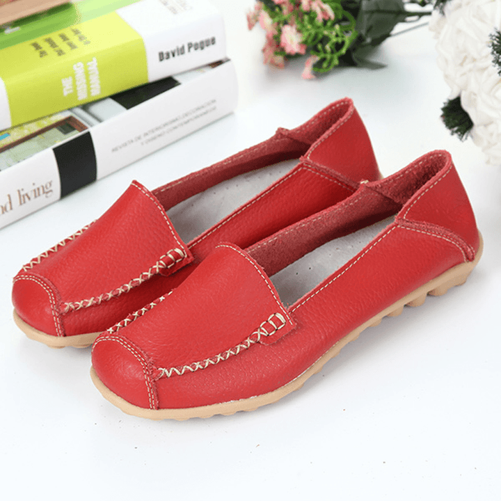 Women Flats Shoes Comfortable Casual Slip on round Toe Soft Flat Loafers Shoes