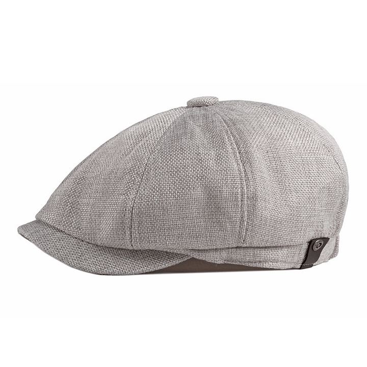 Thin, Breathable, Imitation Linen Cap