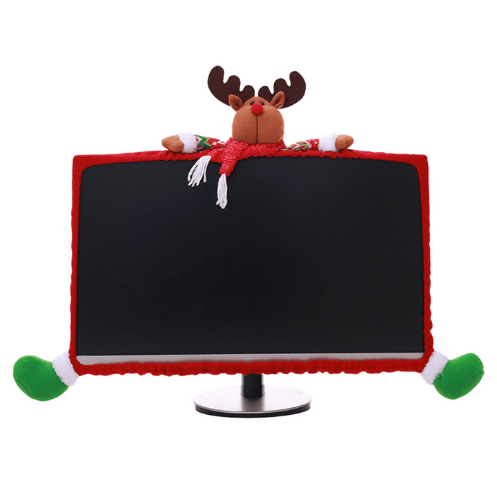 3 Style Christmas Computer Laptop LCD Screen Monitor Decor Cover Suit 19-27"