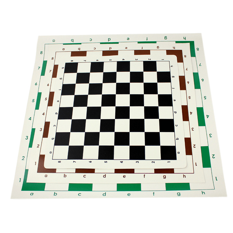 Medium and Large Rollable Checkerboard Chess, Durable Small Pvc Portable Soft International