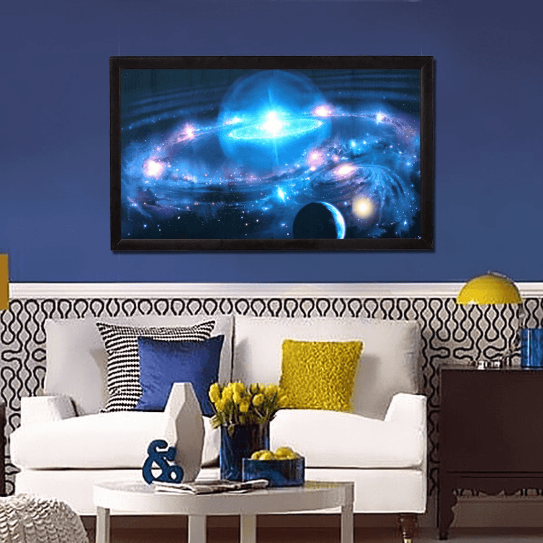 43*24 Inch Andromeda Galaxy Stars Universe Space Silk Poster Art Wall Home Decor Paints