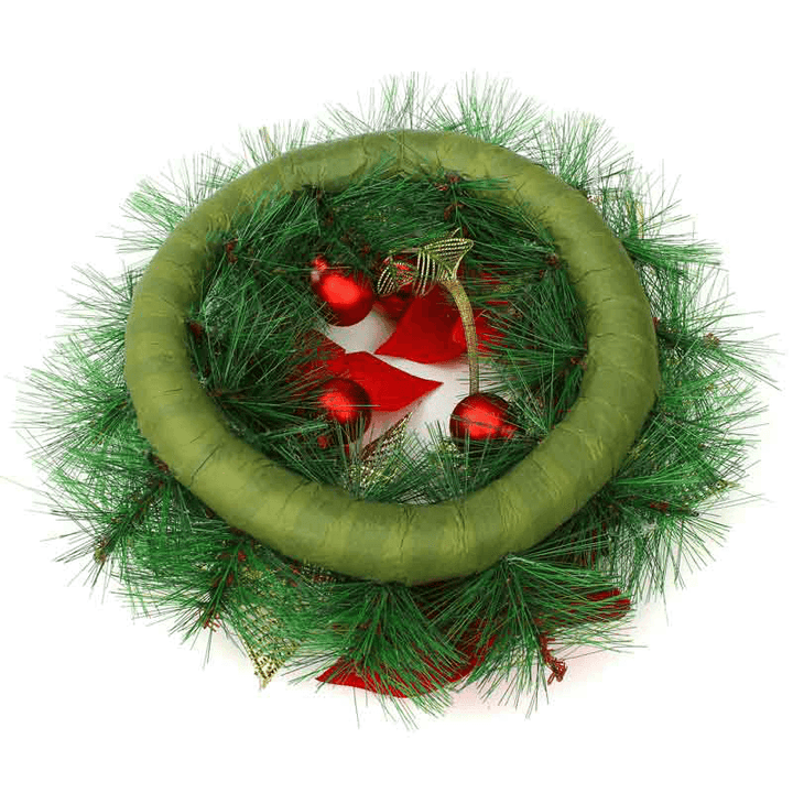 Christmas Wreath XMAS Garland Christmas Tree Door Decor Ornament