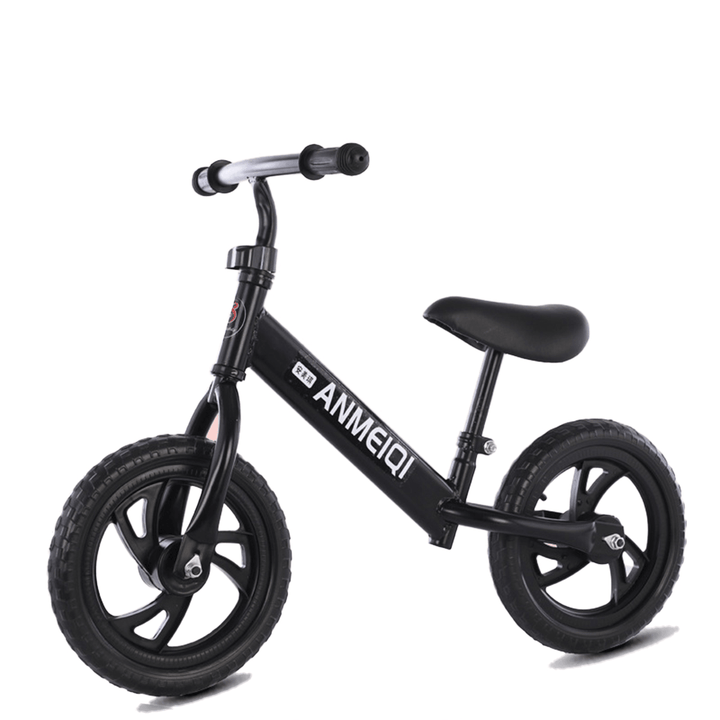 12Inch Kids No Pedal Non-Slip Safety Balance Bike for Aged 1-6 Children Toddler Bicycle with Foam Wheel Balance Training Toy Gift - MRSLM