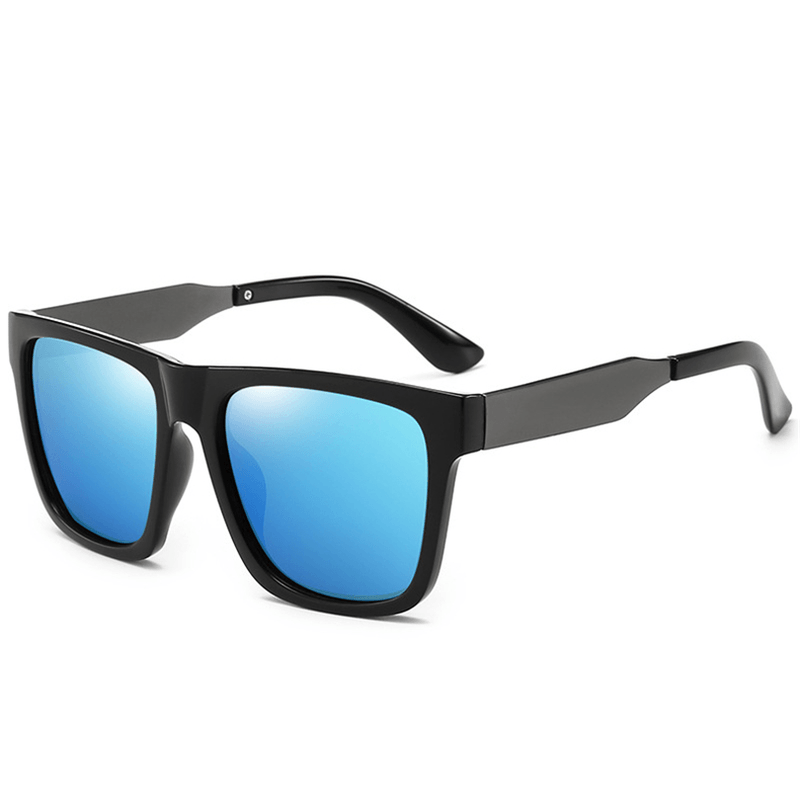 Fashionable Polarized Sunglasses Men'S Retro Box Driving Sunglasses